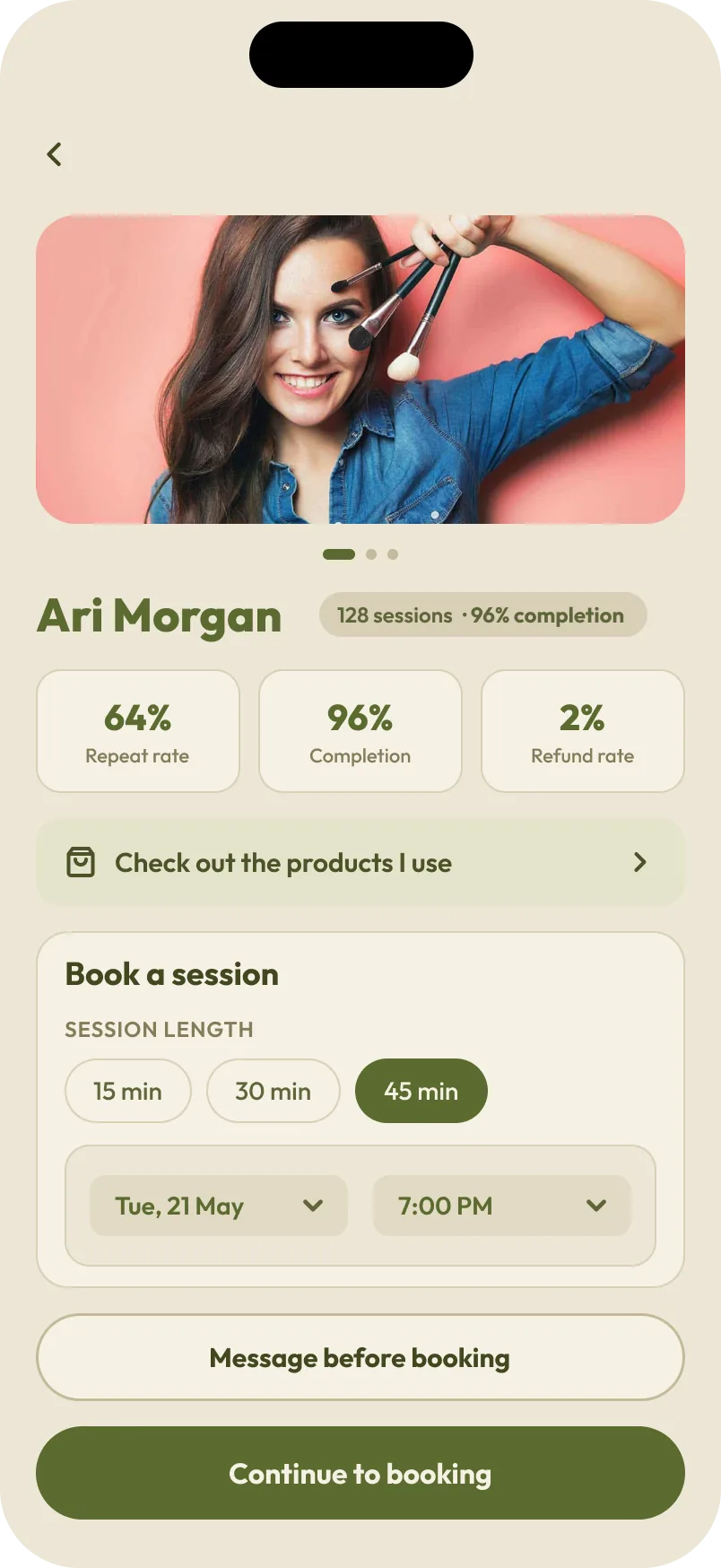 Buyer: View Expert Profile